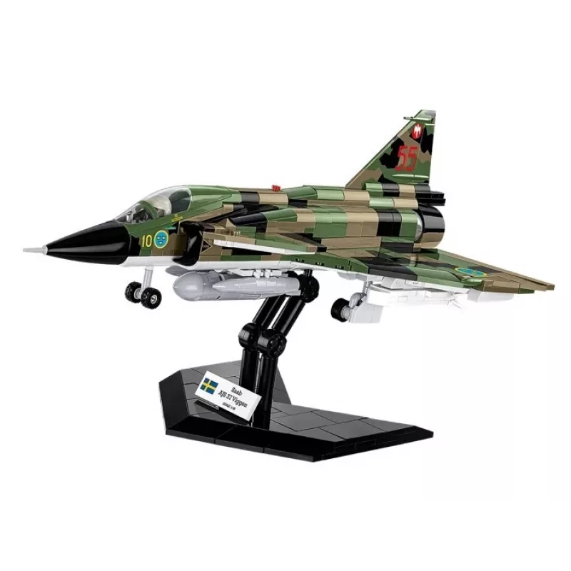 Stavebnica Cobi Blocks Saab AJS 3 Viggen 911-dielna modelárska sada, 911 dielov