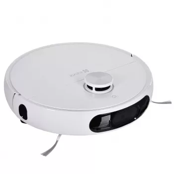 Robotický vysávač EZVIZ RS2 s mapovaním, sací výkon 4000 Pa, 5200 mAh batéria, výdrž 220 min, umývateľná mopovacia podložka, základňová stanica s 5/5,5 l nádržami na vodu