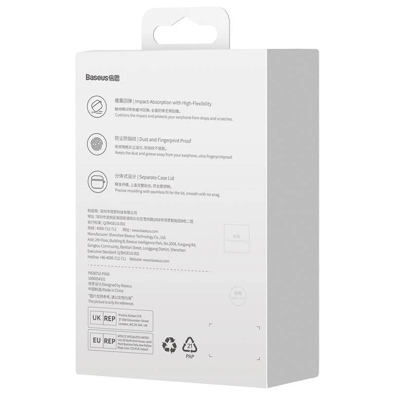 Ochranné puzdro priehľadné Baseus ARAP000000 pre AirPods 3 – ľahké, odolné