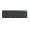 iBOX Aurora K-6 IKGMK6 mechanická nízkoprofilová herná klávesnica, drôtová + RF bezdrôtová + Bluetooth, spínače KRGD Red, LED podsvietenie, QWERTY anglická, čierna