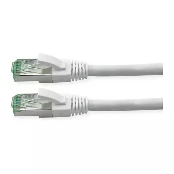 ROLINE RM patch kábel Cat.6A S/FTP (PiMF), biely, 1 m