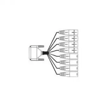 AJA Breakout Cable - audio kábel - DB-25 samec na DB-25, XLR3 - skrutky s krídlovou hlavou
