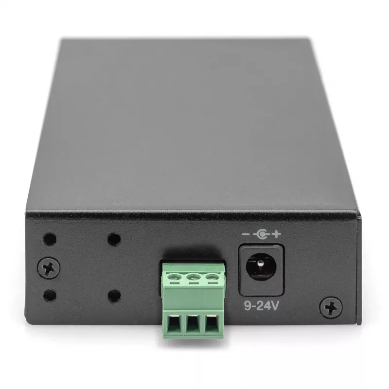 DIGITUS USB hub 4-port 3.0->4xA3.0 industrial line čierny