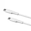 USB-C na USB-C pevný kábel FIXED FIXDLS-CC2-WH, 2 m, 60 W
