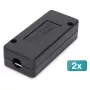 Digitus DN-93907-1-2 spojovací modul CAT 7, tienený (2 ks), čierny