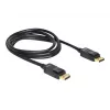 DisplayPort kábel DeLOCK 82585 2 m čierny