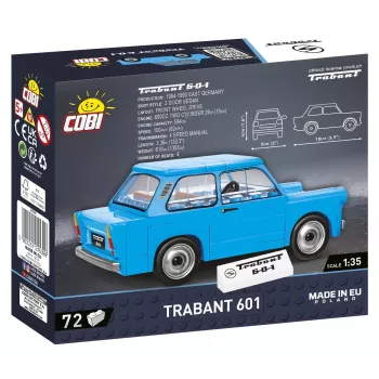 Stavebnica Cobi Trabant 601 — 72 dielov, miniatúrny model auta