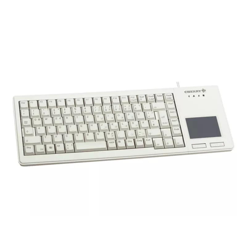 CHERRY XS touchpad klávesnica univerzálna USB QWERTY US angličtina sivá