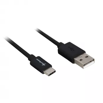 USB 2.0 A na USB-C káblový adaptér Sharkoon 0,5 m, čierny