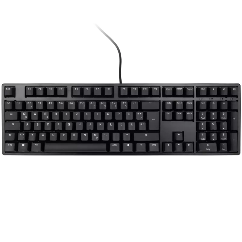 Ducky Origin Phantom čierna klávesnica Univerzálna USB QWERTZ nemčina