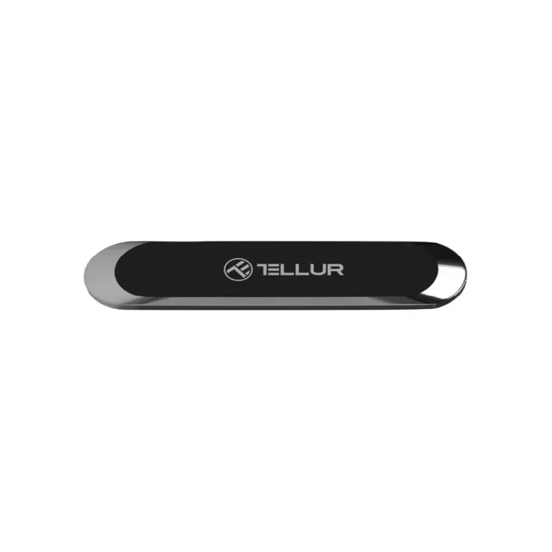 Magnetický držiak na mobil do auta Tellur MCM8 lepiaca montáž, sivý