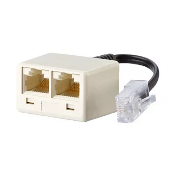 METZ CONNECT UAE - sieťový adaptér - RJ-45 (W) na RJ-45 (M) - 10 cm - perlová biely (130607440101-E)