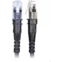 PatchSee ThinPATCH - patch kábel - RJ-45 (M) na RJ-45 (M) - 60 cm - 4,9 mm - FTP - CAT 6a - IEEE 802,3at - tienený, bezhalogénový - čierny (TP-6A-F/2)