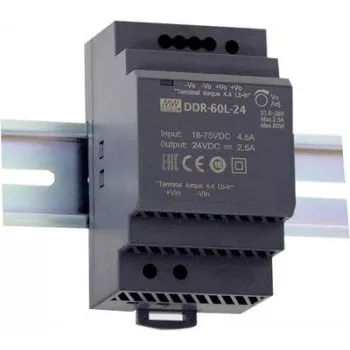 Napájací zdroj MEAN WELL DDR-60L-12 60W vstup 18-75V výstup 12V