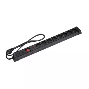 Prepäťová ochrana Hawk HWPS801BK 1,5 m napájací kábel, model HWPS801BK