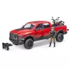Dodge RAM 2500 Power Wagon s prívesom a motorkou Ducati 02502 BRUDER