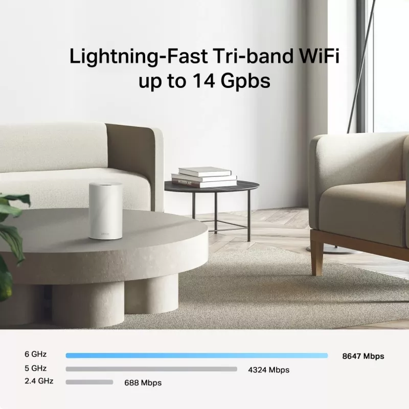 TP-LINK Deco BE68 (balenie 3 ks) Wi-Fi 7 Mesh systém
