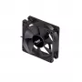 Akyga AW-8A-BK 80-mm ventilátor do skrine, 2000 ot/min, 37 m³/h, 25 dB, 3-pin s Molex adaptérom, čierny