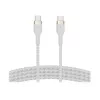Belkin BOOSTCHARGE PRO Flex USB kábel 1 m USB 2.0 USB C biely (CAB011BT1MWH)
