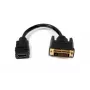 DVI na HDMI adaptér Garbot 31.20.9001 — 15 cm kábel, čierny