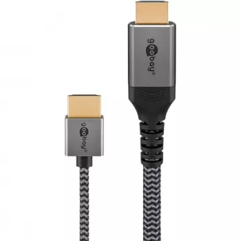Plus Slim High-Speed HDMI kábel s Ethernetom, 8K @ 60Hz sivý, 2 metre