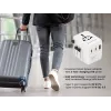 Cestovný napájací zdroj GEMBIRD TPA-1A2C20-01-W — 20 W, USB-A (18 W) + 2× USB-C (20 W), zástrčka typ E, biela