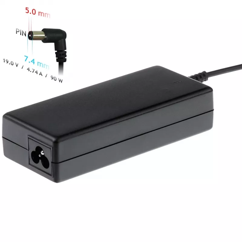 Akyga AK-ND-04 napájací zdroj pre notebook 19 V / 4,74 A, 90 W, konektor samec 7,4 x 5,0 mm s kolíkom, pre HP