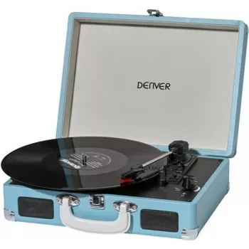 Inter Sales DENVER VPL-120 - gramofón 1 Watt - modrý