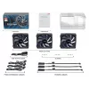 Seasonic MagFlow sada 1 ventilátora počítačová skriňa 12 cm čierna 1 kus