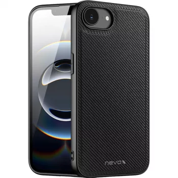 Puzdro Nevox 2499 kryt na telefón čierna pre iPhone 16e 15,5 cm