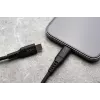 FIXED Liquid Silicone kábel USB-C/USB-C, 0,5m, 60W, čierny | Fixed