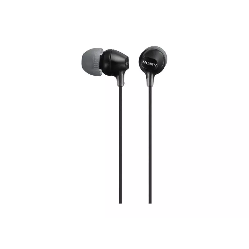 Sony MDR-EX15AP, Káblové, 8 - 22000 Hz, Hovory/Hudba, 3 g, Headset, Čierna