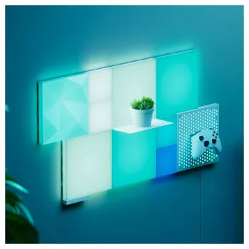LED panel Nanoleaf N8100E00-2TBS — štvorcový RGB, DC napájaný, balenie 2 ks