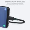 Aukey CB-CA2 OEM kábel USB-C na USB-A, nylonový oplet, 2 m, čierny