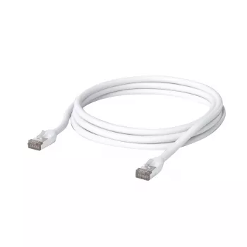 Sieťový kábel Ubiquiti UACC-CABLE-PATCH-OUTDOOR-3M-W RJ-45 Cat5e 3 m biely S/UTP TPE
