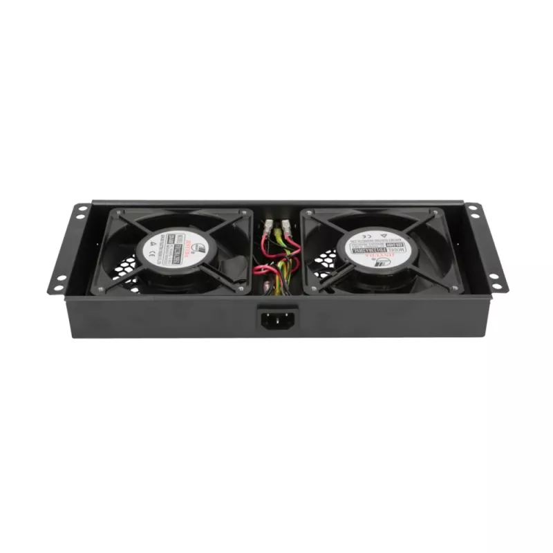 Chladiaci ventilátor Extralink 2 FANS ROOF COOLING UNIT 220V AC čierny kov