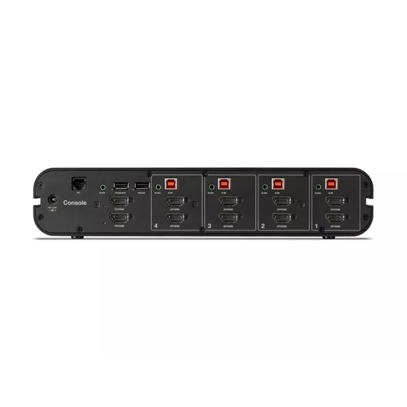 Belkin F1DN204KVM-UNN4 Universal Secure Dual-Head 4P stolný KVM prepínač