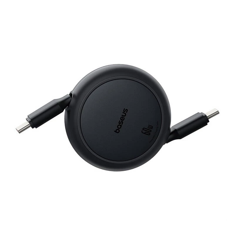 Baseus Free2Pull Mini USB-C na USB-C USB kábel, 60 W, 1 m, (čierna)