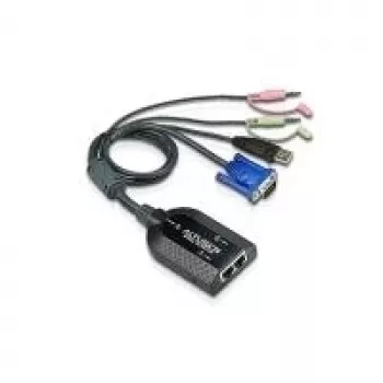 ATEN Dual USB - VGA na CAT5e/6 KVM adaptérový kábel s podporou audia a virtuálnych médií (len pre KM0932)