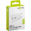 USB-C PD GaN slim rýchlonabíjačka (30 W) (biela)