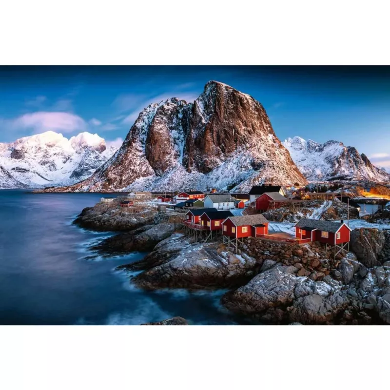 Puzzle Ravensburger Lofoten Nórsko 3000 dielikov krajina
