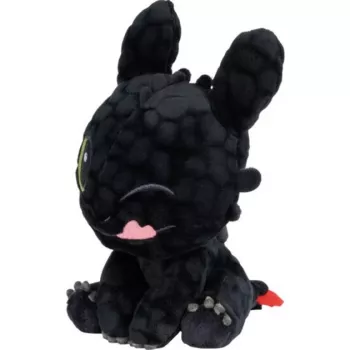 Dragons: Toothless, veselý, plyšová hračka 18 cm
