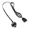 XSPC ARGB LED zátka G1/4 5V 3-Pin, čierna/chróm