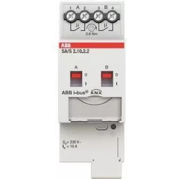 ABB Stotz S&J spínací aktor 2-násobný, 10A, REG SA/S2.10.2.2 (2CDG110257R0011)