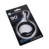 SilverStone SATA III kábel 50 cm zahnutý / rovný - opláštený čierny