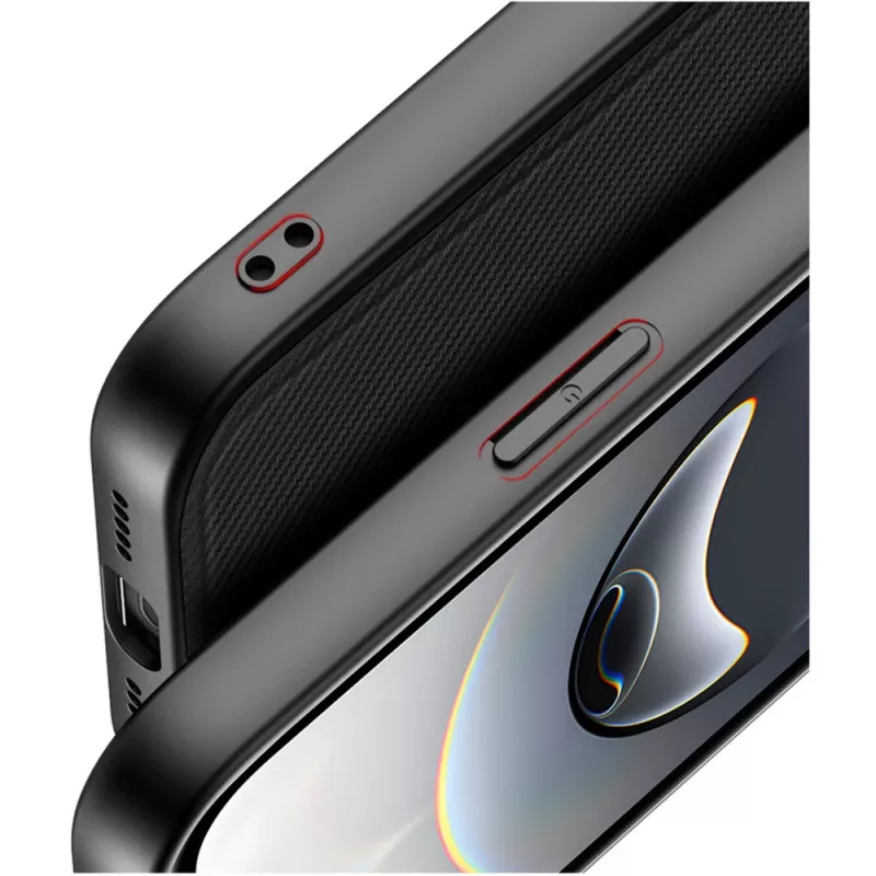 Puzdro Nevox 2499 kryt na telefón čierna pre iPhone 16e 15,5 cm