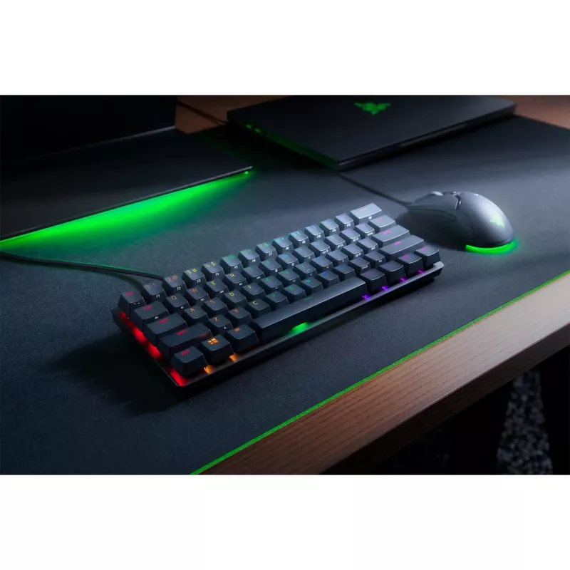 Huntsman Mini, herná klávesnica čierna, DE-layout, Razer Linear Optical (Red)