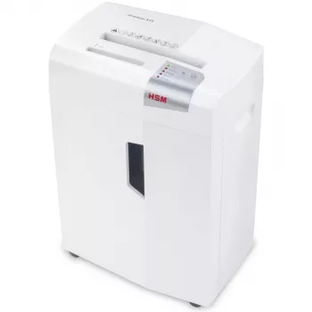 Skartovačka HSM X15, časticový rez P-4, 23 cm pracovná šírka, kapacita 16 listov, 26 L nádoba, strieborná