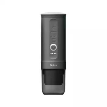 Kávovar OUTIN Outin Nano sivý — vstup kávy ako kávová zmes, 20 bar, 7500 mAh batéria, 670 g