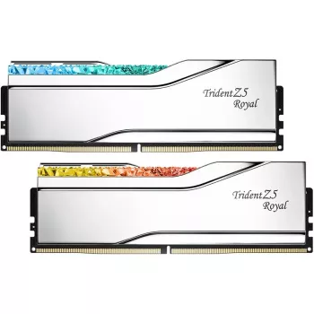 DIMM 48 GB DDR5-7200 (2x 24 GB) Dual-Kit, pamäť strieborná, F5-7200J3646F24GX2-TR5S, Trident Z5 Royal, INTEL XMP